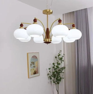 Beeindruckender Mid-Century Retro Glaskronleuchter Licht Design