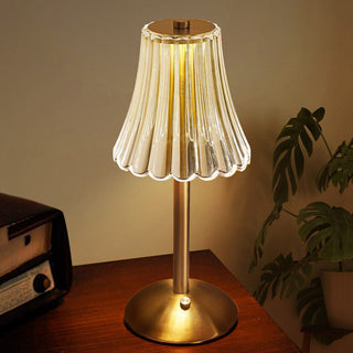 Moderne Kristall LED Schreibtischlampe mit Touch