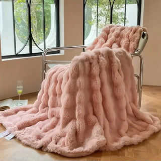 Reversible Bubble Pattern Blanket Cozy All-Season Home Throw - Image 8