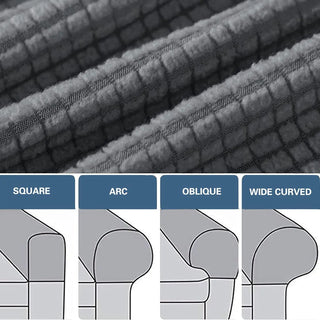 Rutschfester Sofa-Armlehnenbezug mit Strukturmuster