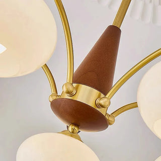 Beeindruckender Mid-Century Retro Glaskronleuchter Licht Design