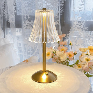 Moderne Kristall LED Schreibtischlampe mit Touch