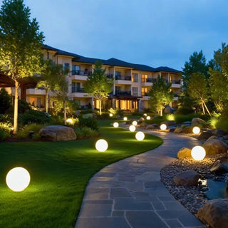 Moderne Wetterfeste Außen Sphärenleuchte