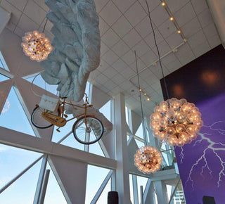 Zeitgenössische künstlerische Kugel Pendelleuchte