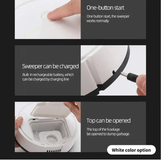 Moderner intelligenter automatischer Staubsauger