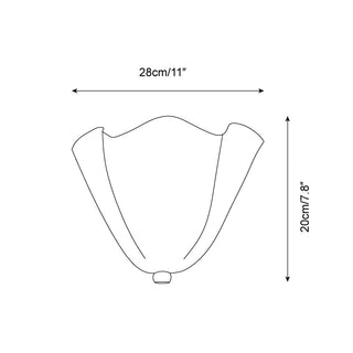 Moderne Mid century Retro Wandleuchten – geschwungenes design