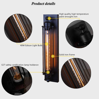 Retro Elegante Glas-Wandleuchte im Mid-Century-Stil