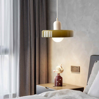 Moderne Glas Pendelleuchte Art Déco Design für Esszimmer und Wohnzimmer