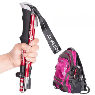 Hiking Poles Adjustable Foldable Sticks for Walking & Trekking - Image 9