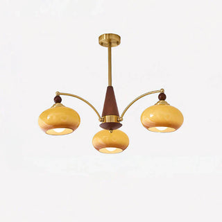 Beeindruckender Mid-Century Retro Glaskronleuchter Licht Design
