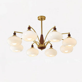 Beeindruckender Mid-Century Retro Glaskronleuchter Licht Design