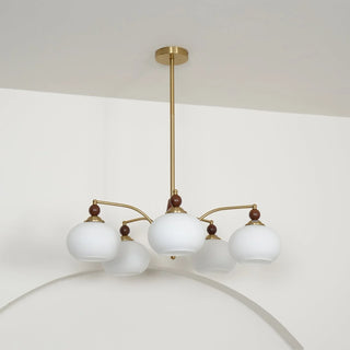 Beeindruckender Mid-Century Retro Glaskronleuchter Licht Design