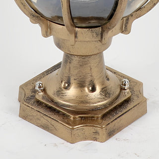 Dekoratives Außen Glas Pfosten Licht