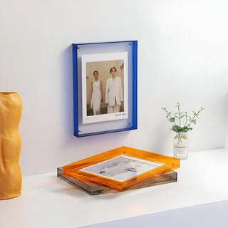 Coloured Transparent Photo Frame – Elegant Contemporary Showcase - Image 2