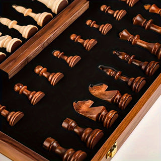 Schachspiel aus Holz – Klassisches Turnierset für spannende Partien