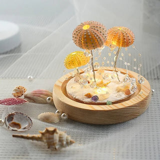 LED Nachtlicht Seeigel – Dekorative Mini Tischlampe