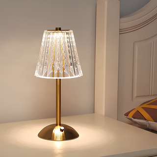 Moderne Kristall LED Schreibtischlampe mit Touch