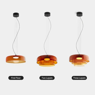 Moderne nordische Pendelleuchten aus Glas