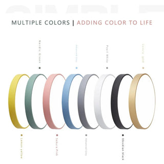 LED Deckenleuchte Holz – Skandinavische Deckenlampe für Wohnzimmer & Flur