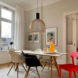 Natürliche Bambus Pendel- und Hängeleuchte für Esszimmer und Wohnzimmer