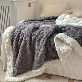 All-Season Reversible Throw Versatile Home Blanket - Image 2