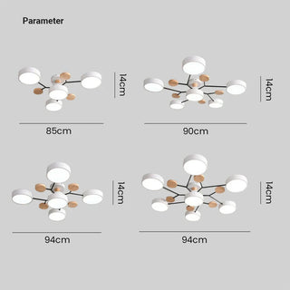 Moderne Flush-Mount LED- Deckenleuchte