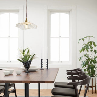 Blumen Bio Charme Pendelleuchte im Vintage Design