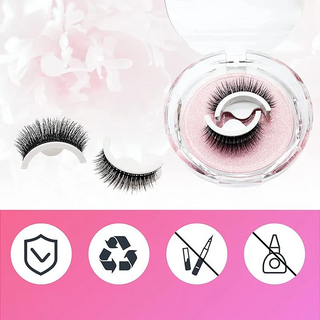 Reusable Self-Adhesive False Eyelashes Quick Application Natural Look - Image 10