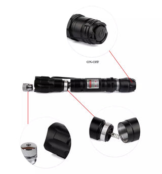 Kompakter Langstrecken-Laserpointer mit USB-Ladefunktion
