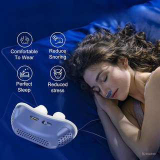 Compact travel CPAP alternative for sleep apnea 
