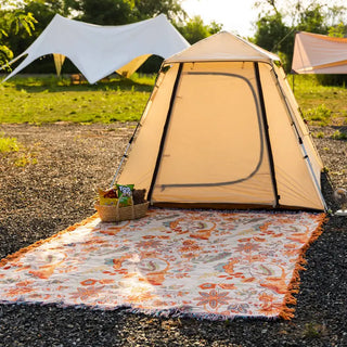 Sanfte Rustikale Boho Tagesdecken für Wohnräume